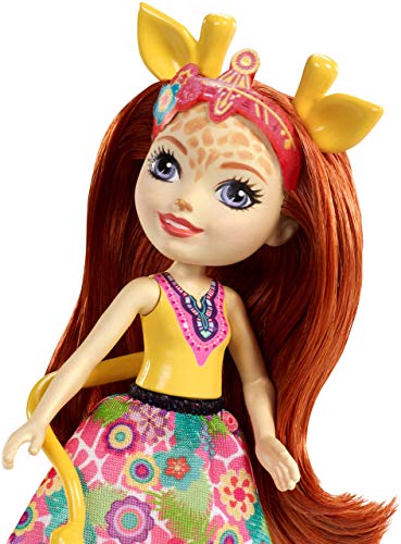 Enchantimals Muñeca con mascota Gillian Giraffe (Mattel FKY74) , color/modelo surtido