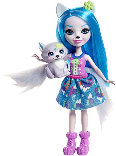 Enchantimals Muñeca con mascota Winsley Wolf (Mattel FRH40) , color/modelo surtido