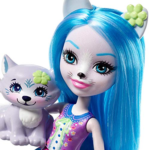 Enchantimals Muñeca con mascota Winsley Wolf (Mattel FRH40) , color/modelo surtido