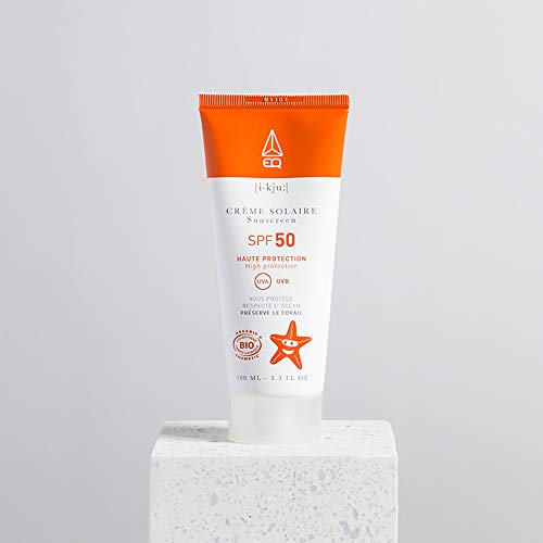 EQ | Protector Solar Mineral SPF50 - Protección UVA UVB muy alta - Resistante al Agua - Ingredientes Orgánicos y Naturales - Respectuoso con el Medio Ambiante - 50ml