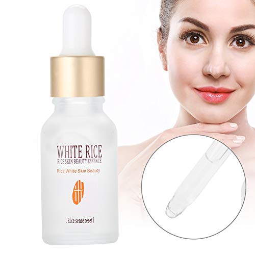 Esencia facial de suero de 15 ml, hidratación profunda Nutrición de la piel con alto grado de hidratación, cuidado de la piel con arroz blanco Restaurar Aumentar colágeno, antiarrugas, reafirmante,