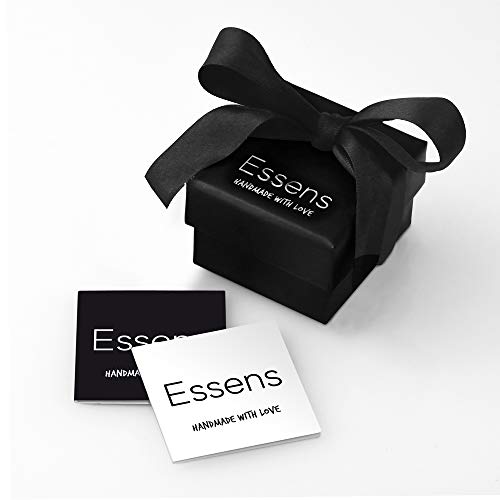 Essens – Pendientes de plata maciza 925 milésimas – Sistema de cochecito de seguridad – Joya para mujer