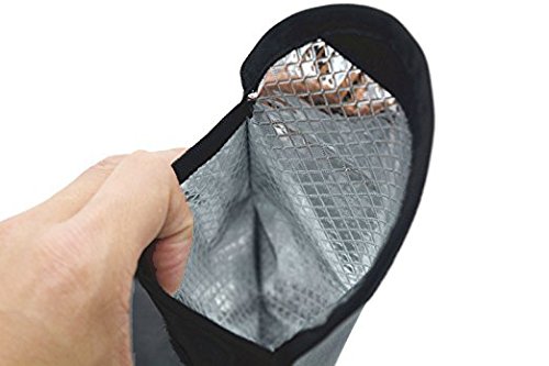 Estuche de PU resistente al calor para las enderezadoras, la cubierta de almacenamiento de hierro plano que se encrespa peines, clips para viajar