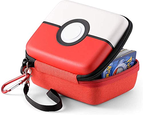 Estuche de transporte para Pokémon Trading Cards, la caja de almacenamiento rígida se adapta a Yugioh, Magic MTG Cards y Pokemon, tiene más de 400 cartas
