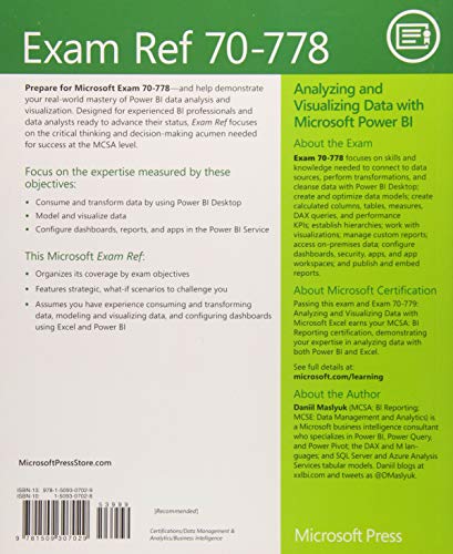 Exam Ref 70-778 Analyzing and Visualizing Data with Microsoft Power BI