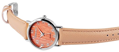 Excellanc 195027500193 - Reloj de Pulsera Mujer, imitación de Cuero, Color Crema