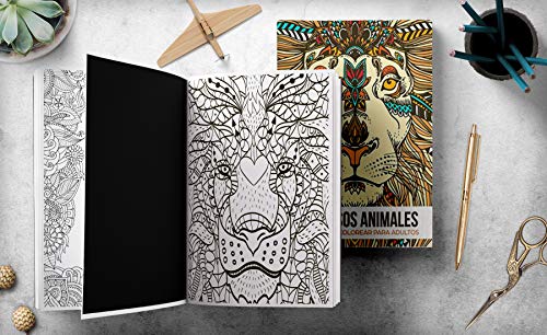 Fabulosos Animales: Un libro de colorear para adultos - Un regalo para liberar tensiones coloreando, dirigido a hombres, mujeres y adolescentes que deseen relajarse y aliviar el estrés