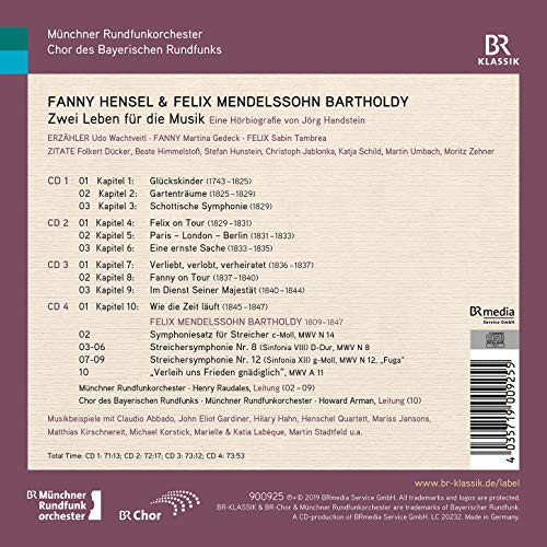 Fanny & Felix Mendelssohn: Two lives devoted to music. An audio biography by Jörg Handstein