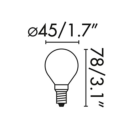 Faro Barcelona 17413 - Bombilla g45 e14 led 2w filamento ambar 2200k