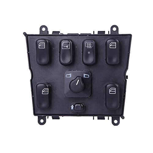 Frankberg A1638206610 - Interruptor para elevalunas Delantero de Consola Central para W163 ML 230 ML 270 ML 320 ML 350 ML 400 ML 430 ML 500 ML 55 AMG SUV 1998-2005