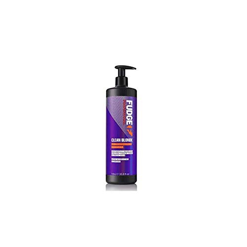 Fudge - Champú profesional de tono morado para cabello rubio, 1 l (34543)