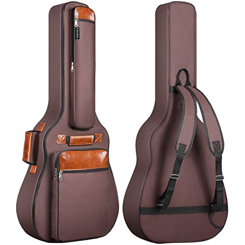 Funda de Guitarra Universal CAHAYA, Acolchada (8mm) para Guitarra Acústica y Clásica (Color Marrón)