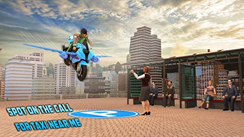 Futurista Flying Bike Taxi Racing Simulator