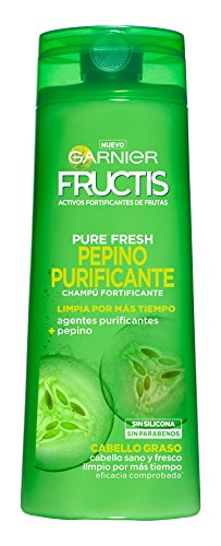 Garnier Fructis Champú Pure Fresh Pepino Purificante - 360 ml