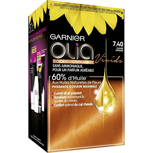 Garnier - Olia Color No. 7.40 Cobre Intenso - Lot De 2 - Precio Por Lote - Entrega Rápida