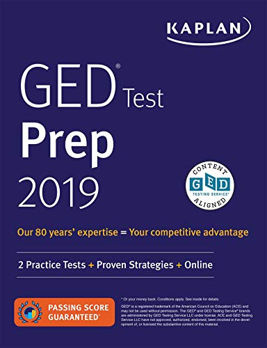 GED Test Prep 2019: 2 Practice Tests + Proven Strategies (Kaplan Test Prep)