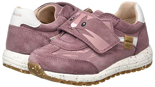 Geox B ALBEN Girl B, Sneaker para Bebés, (Rose Smoke), 21 EU