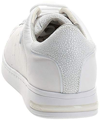 Geox D Jaysen A, Zapatillas para Mujer, Blanco (White), 40 EU