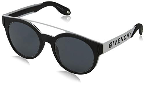 Givenchy GV 7017/N/S IR 80S Gafas de sol, Negro (Black White/Grey), 50 Unisex Adulto