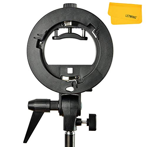 Godox Pro Multifuncional S-Type Soporte Bowens Mount Holder para Speedlite Flash Snoot Softbox