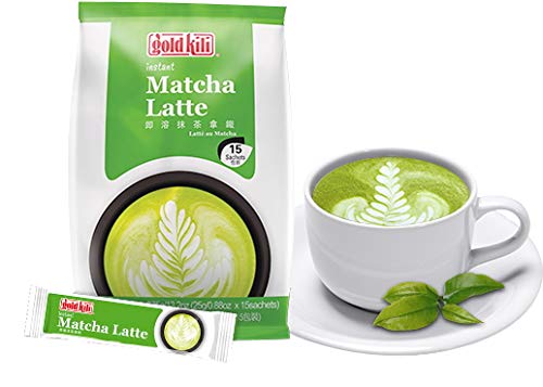 Gold Kili Instant Matcha Latte drink - 10 x 25g bolsitas