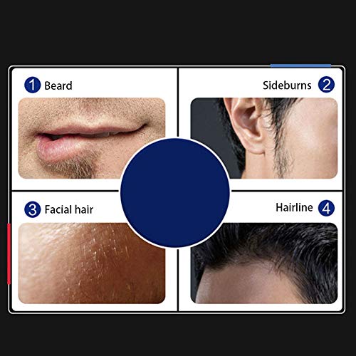 GOTOTOP Crema depilatoria para Hombres, suavizante Suave Crema depilatoria depilatoria de la Barba Facial Utilizada en Las Axilas del Pecho Piernas traseras Brazos con suero hidratante de 50 ml