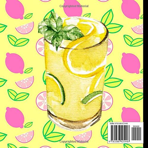 Guest Book: Gorgeous Lemonade Theme Party Guest Book Includes Gift Tracker and Picture Memory Section