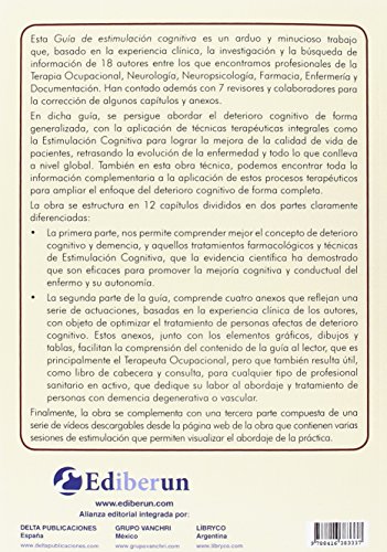 Guía de estimulación cognitiva para terapeutas ocupacionales: Demencias degenerativas y vasculares