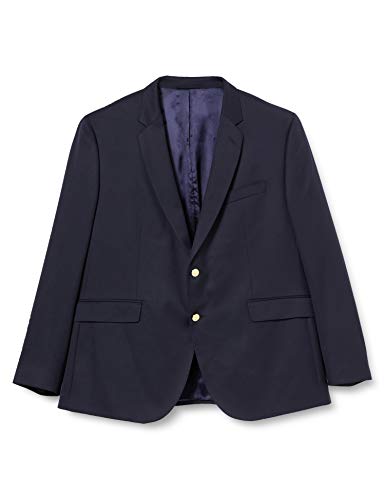 Hackett London GB Blazer SB Chaqueta de Traje, Azul (Navy 595), 44 (Talla del Fabricante: 42) para Hombre