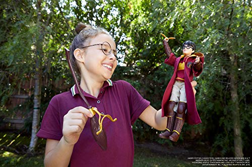 Harry Potter Muñeco Harry Quidditch, juguetes niños + 6 años (Mattel GDJ70)