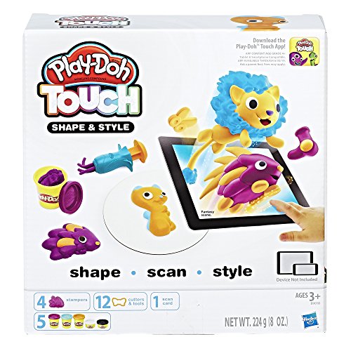 Hasbro Play-Doh Touch  - Compuestos para cerámica y modelaje (Pasta para modelar, Niños, Cubo de plástico, 5 Colores, 3 año(s))