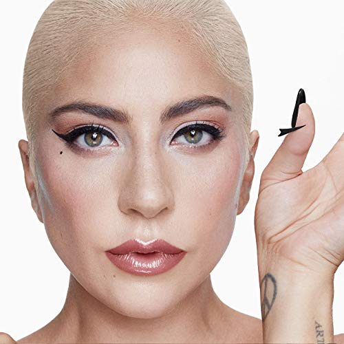 HAUS LABORATORIES By Lady Gaga: EYE ARMOR KIT | Delineador De Ojos Negro Líquido Y Punta De Fieltro Preciso Y Flexible, Y Pegatinas De Punta De Ala, Para Un Look Con Alas De Larga Duración