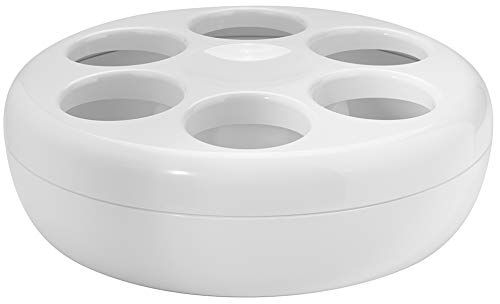 Helios Pure plástico Enfriador de Botellas para 6 Botellas, plástico, Blanco, 30 x 30 x 10.9 cm