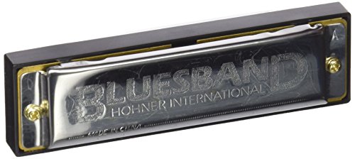 Hohner Blues Band M55910X - Armónica diatónica de 20 voces de iniciación diseñada para Blues