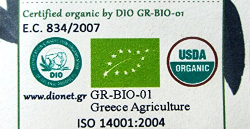 Hojas de limón y verbena de hierbas orgánicas griegas del monte Pelion Grecia, sin OMG ni cafeína