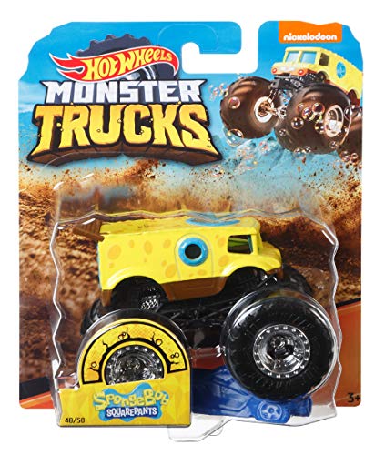 Hot Wheels Monster Trucks 1:64, modelso surtidos, coches de juguetes para niños + 3 años (Mattel FYJ44)