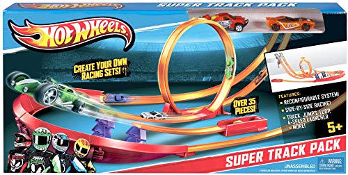 Hot Wheels Superpack construye tu pista, accesorios para pistas de coches (Mattel Y0276)