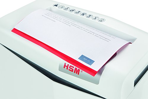 HSM Shredstar S5 - Destructora de documentos, 6 mm, color blanco plata