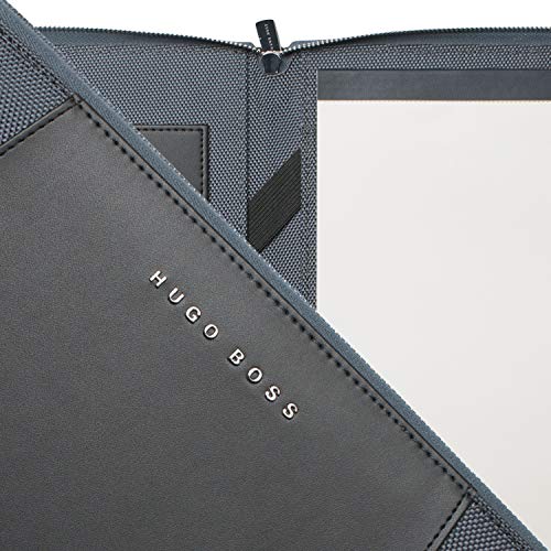 Hugo Boss htm602h Conferencia carpeta A5 Keystone Antracita Gris