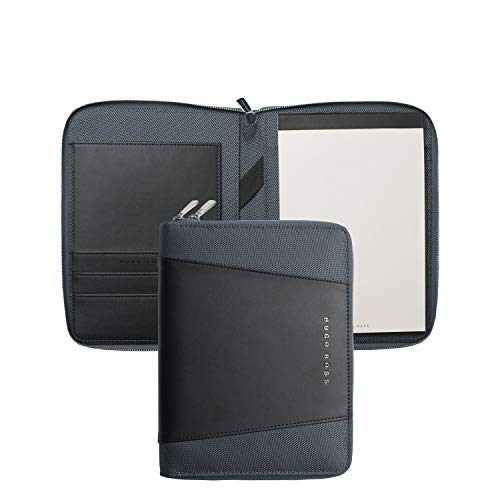 Hugo Boss htm602h Conferencia carpeta A5 Keystone Antracita Gris