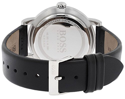 Hugo BOSS Reloj Analógico para Hombre de Cuarzo con Correa en Cuero 1513500