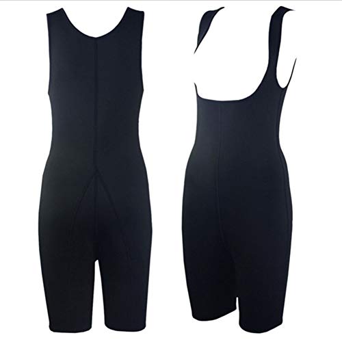 HXZB Hombres Y Mujeres Talladora Caliente Cuerpo Completo Bodys De Mujer Adelgazar Adelgazar Traje De Sauna,Black,M