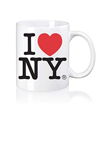 I Love NY Cup Accesorios I Love New York Souvenirs Taza de café Blanco