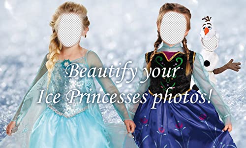 Ice Princess Kid Photo Montage