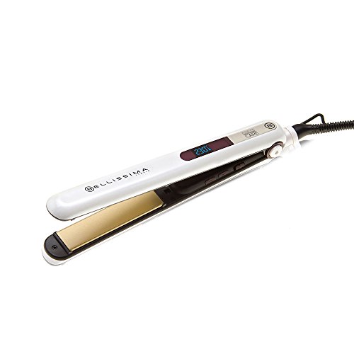 Imetec Bellissima B9 400 - Plancha para el pelo, peinado liso u ondulado, revestimiento de cerámica y queratina, placas redondeadas