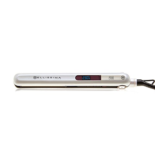 Imetec Bellissima B9 400 - Plancha para el pelo, peinado liso u ondulado, revestimiento de cerámica y queratina, placas redondeadas