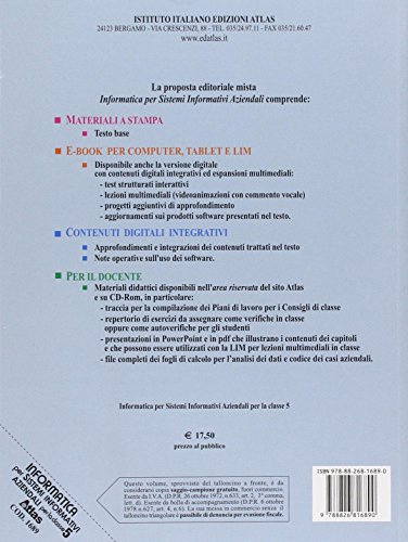 Informatica per S.I.A. Per gli Ist. tecnici. Con e-book. Con espansione online: 5