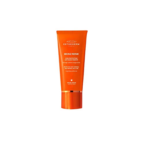 Institut Esthederm Bronz Repair - Crema bronceadora y reparadora antiarrugas, para una piel firme, sol suave, 50 ml