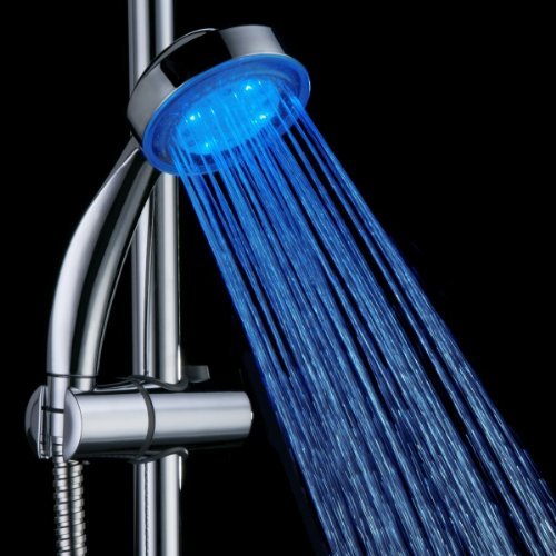 InteTech - Ducha de luz LED, 7 Colores, Multicolor, Ajuste Universal