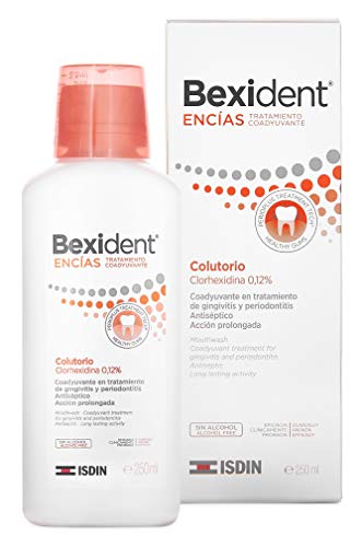 Isdin Bexident Encías Colutorio Tratamiento Coadyuvante Colutorio, Clorhexidina 0,12% 1 x 250 ml